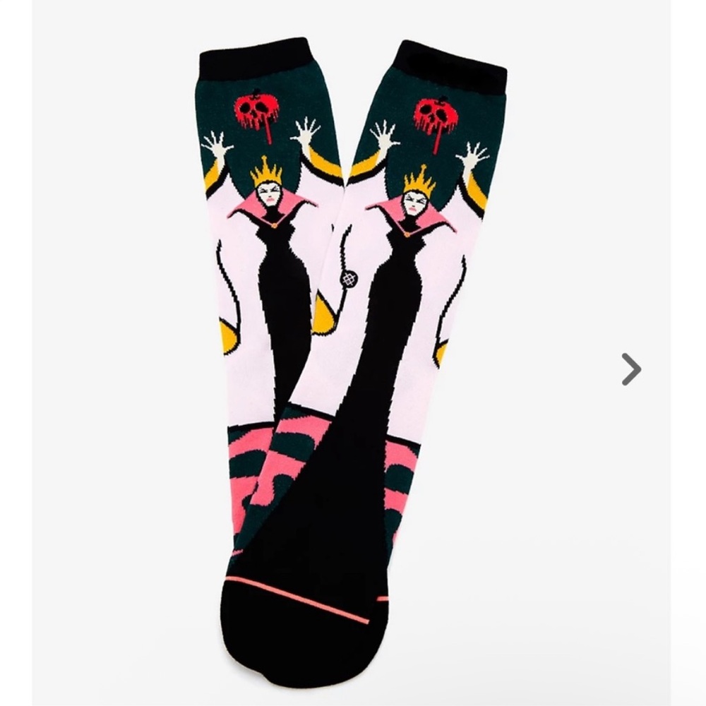 Stance Evil Queen Snow White Grimhilde Socks Snow White Apple M - Picture 2 of 8
